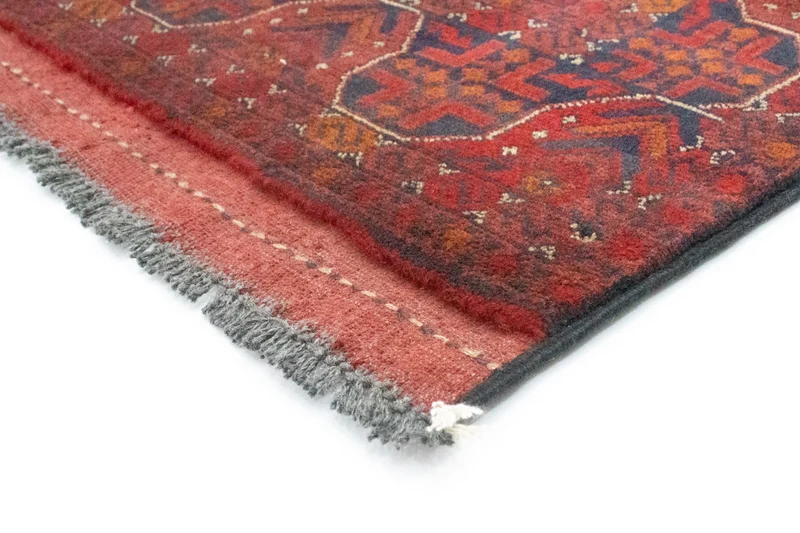 Afghan Teppich - Kunduz 80 x 294 cm - rot