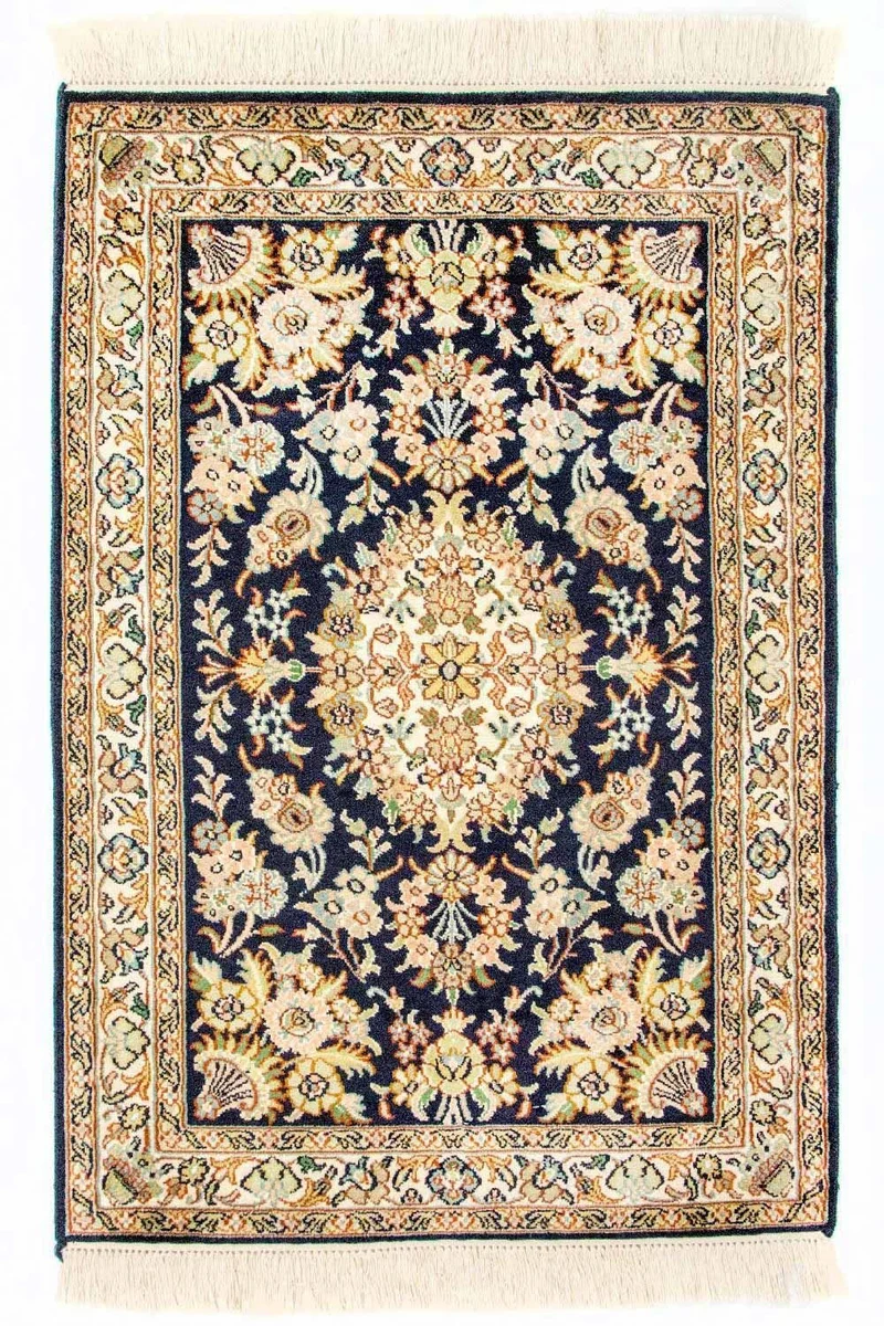 Seidenteppich - Kaschmir Seide 63 x 98 cm Fußmatte