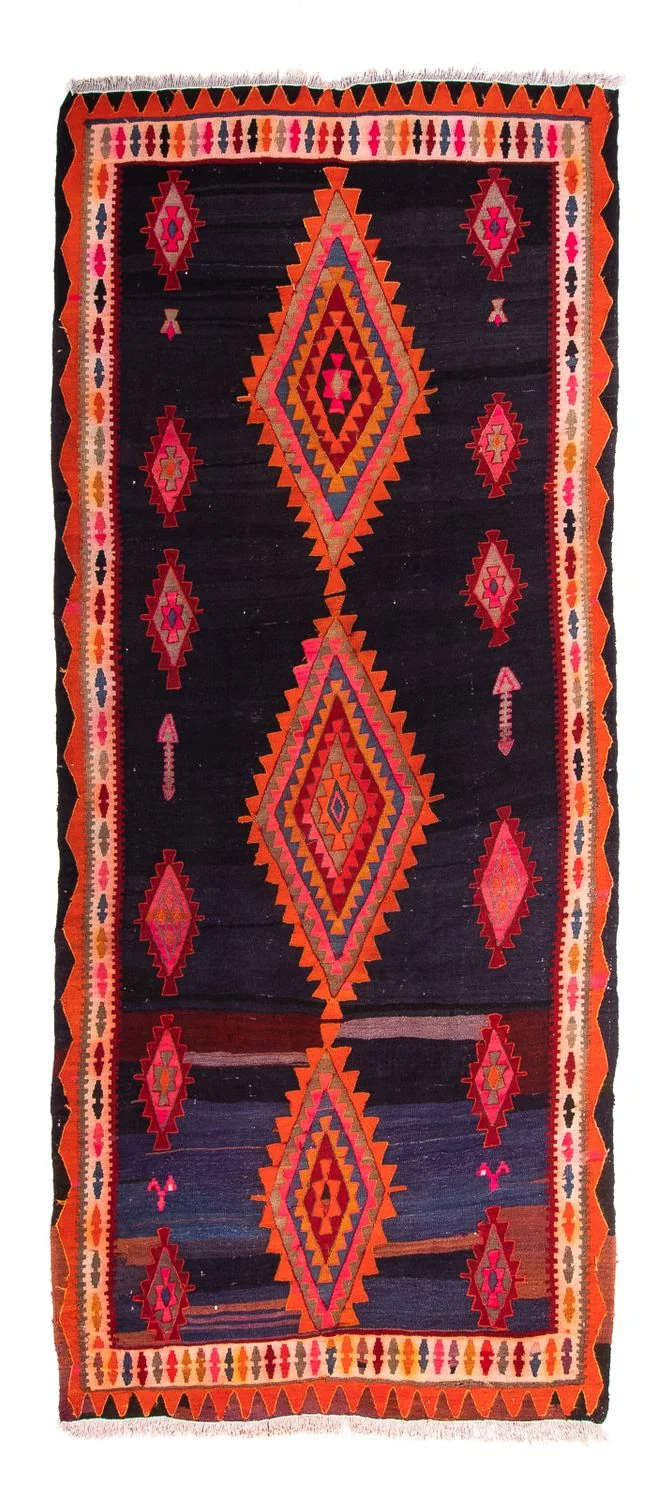 Kelim Teppich - Old 150 x 315 cm - mehrfarbig