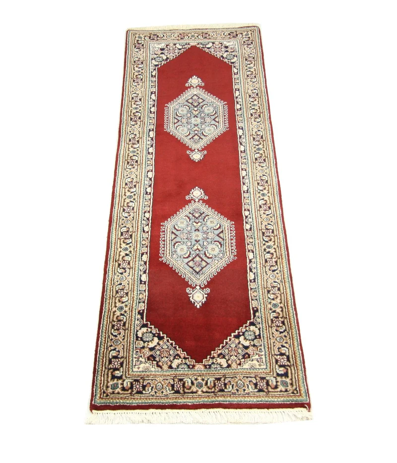 Orientteppich - Bidjar - Indus 75 x 245 cm - rot