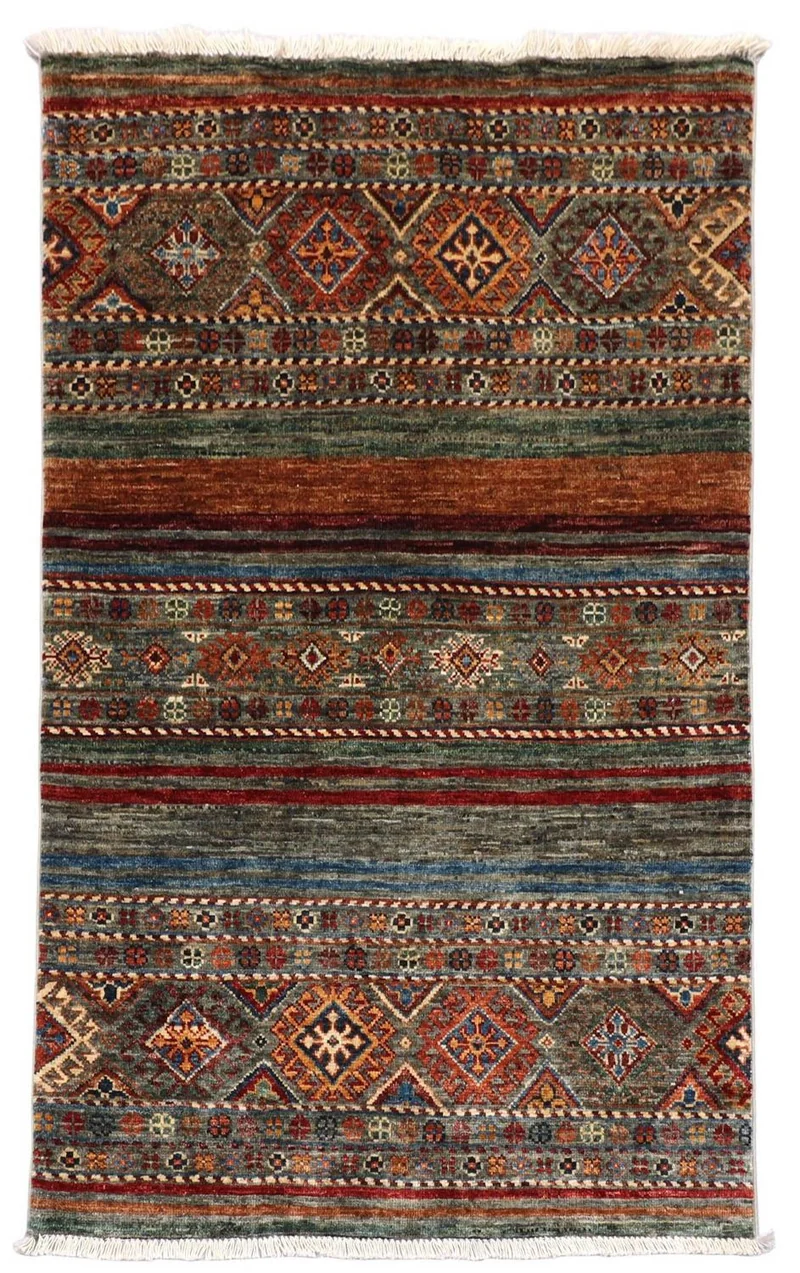 Ziegler Teppich 82 x 130 cm - dunkelrot