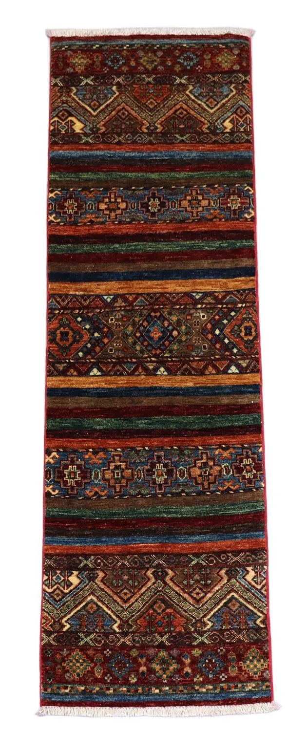 Ziegler Teppich 58 x 187 cm - mehrfarbig