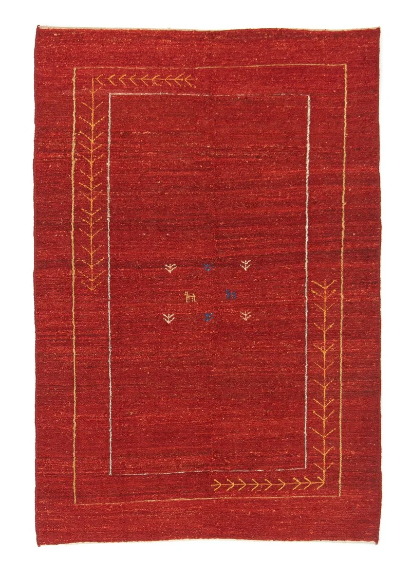 Gabbeh Teppich - Perser 111 x 167 cm - rot