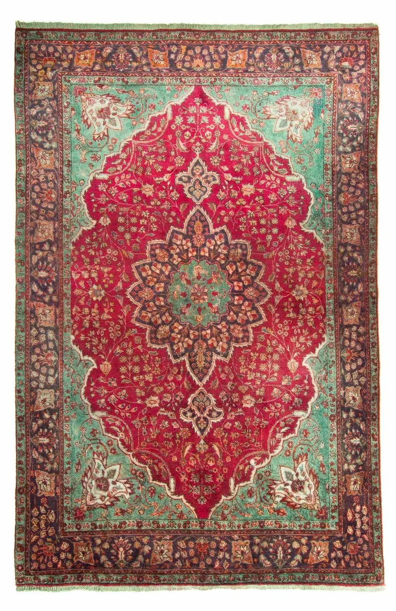 Orientteppich 226 x 308 cm - dunkelrot