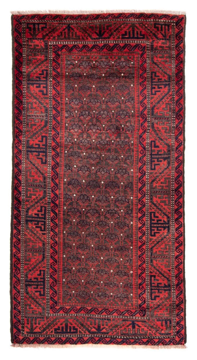 Perserteppich - Nomadic 113 x 240 cm - rot