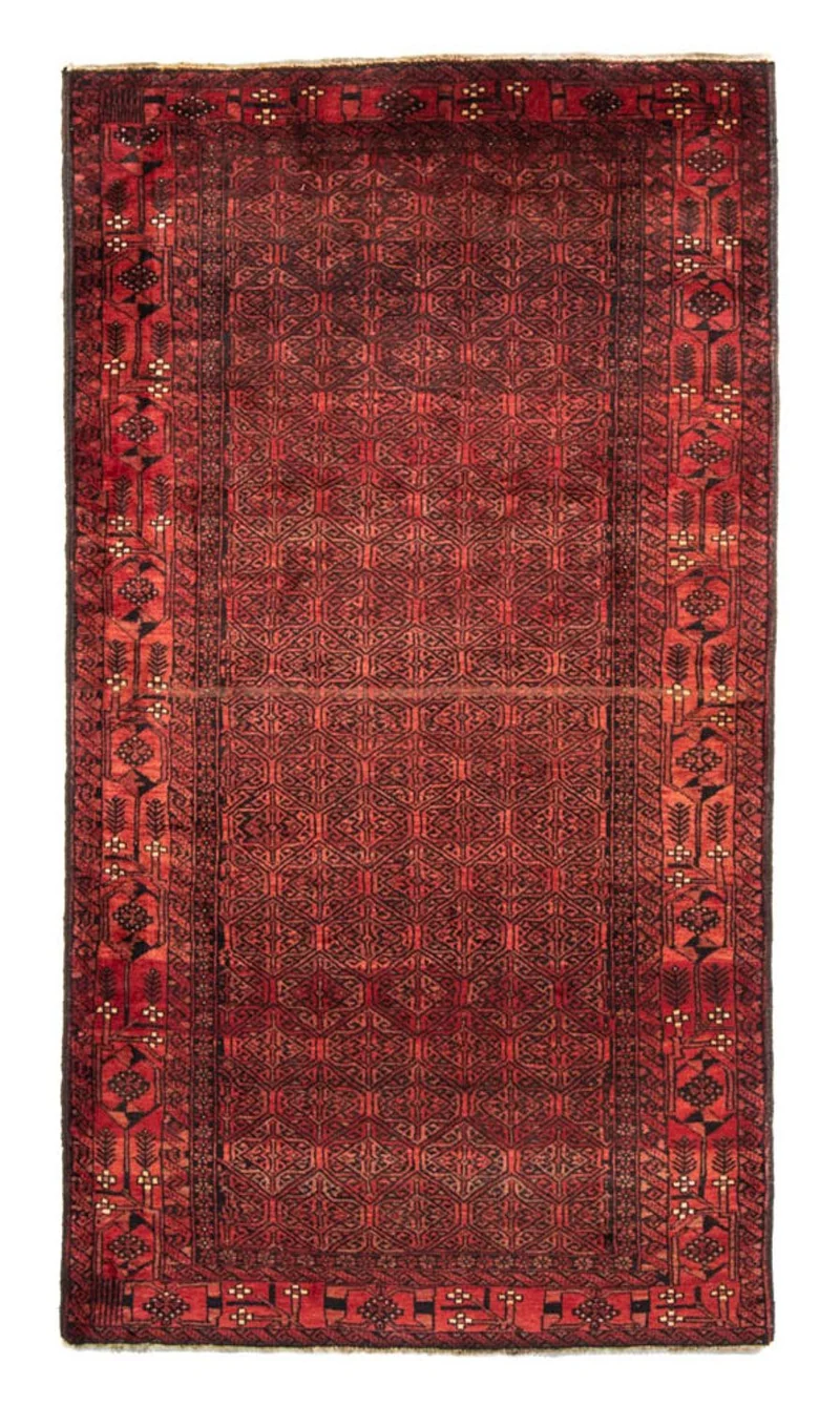 Perserteppich - Nomadic 121 x 225 cm - rot