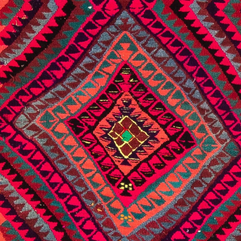 Kelim Teppich - Old 120 x 380 cm - mehrfarbig