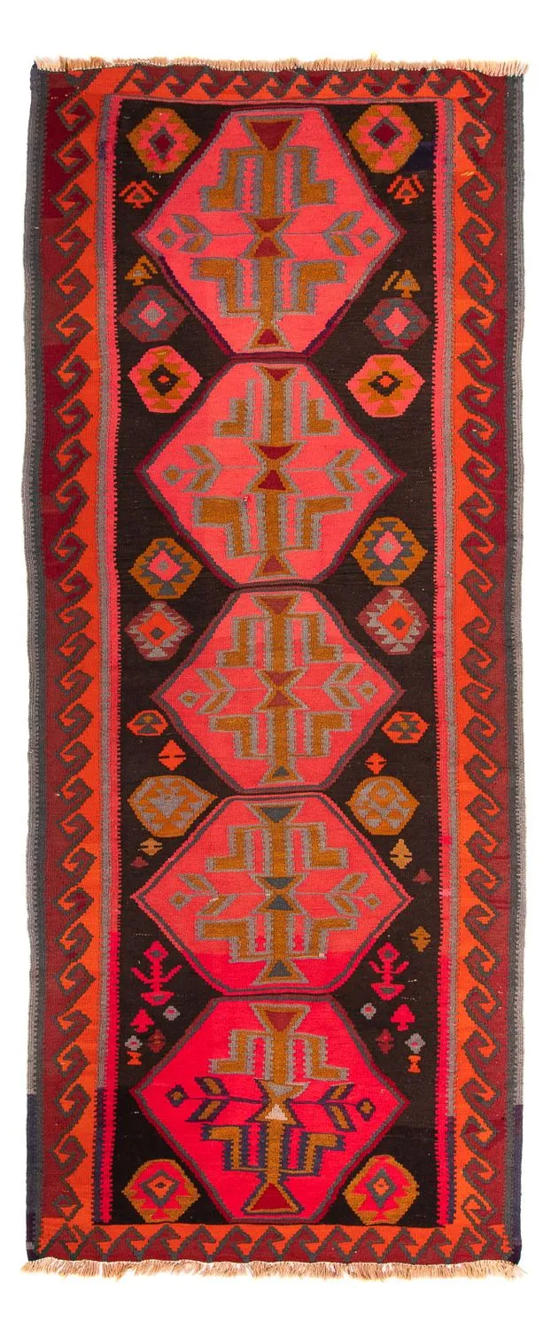 Kelim Teppich - Old 140 x 325 cm - mehrfarbig