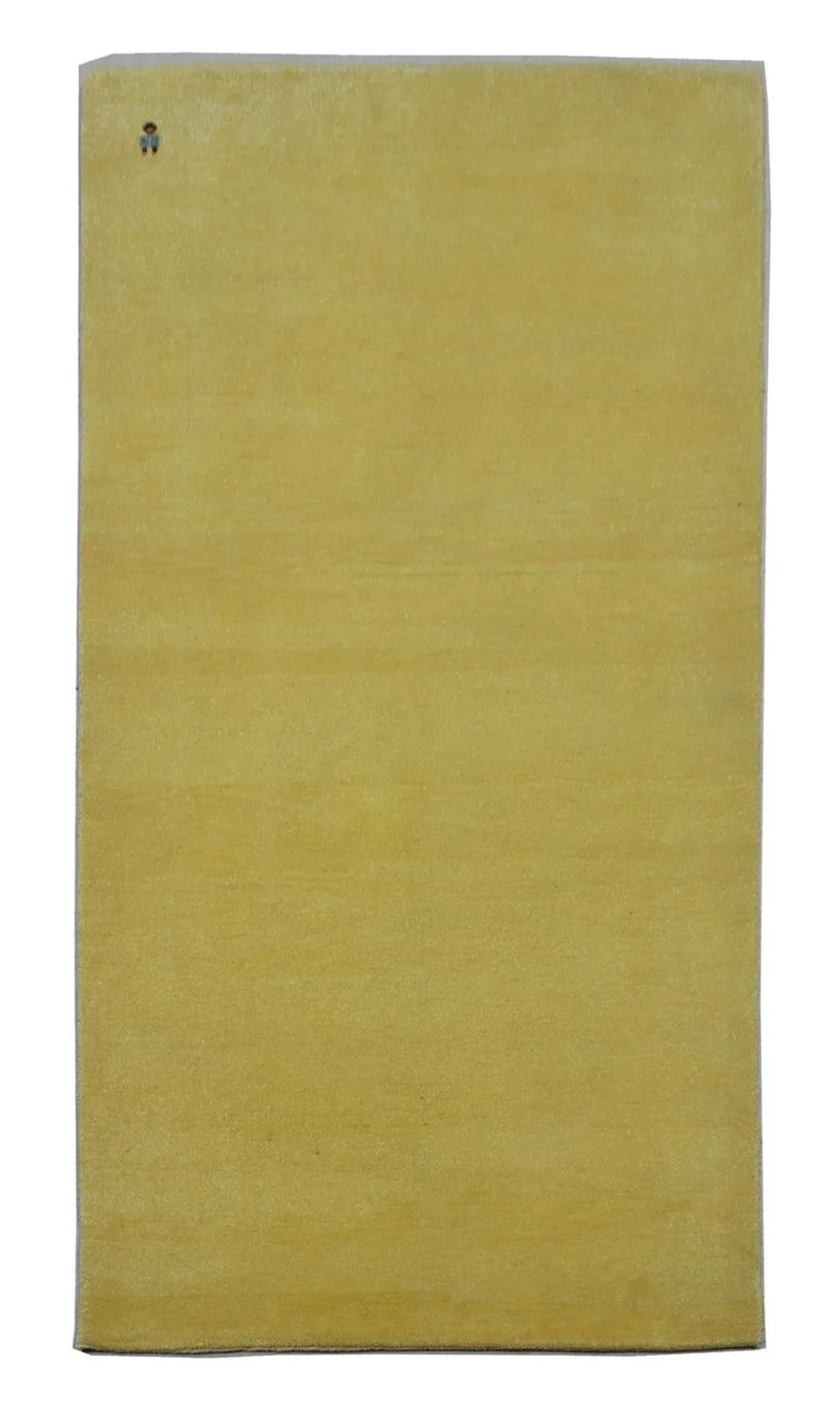 Gabbeh Teppich - Loribaft Perser 102 x 190 cm - olivgrün