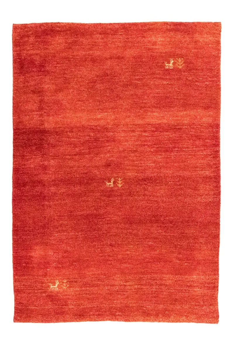 Gabbeh Teppich - Perser 101 x 148 cm - rot