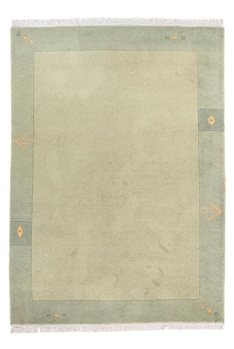 Nepal Teppich - 170 x 240 cm - olivgrün