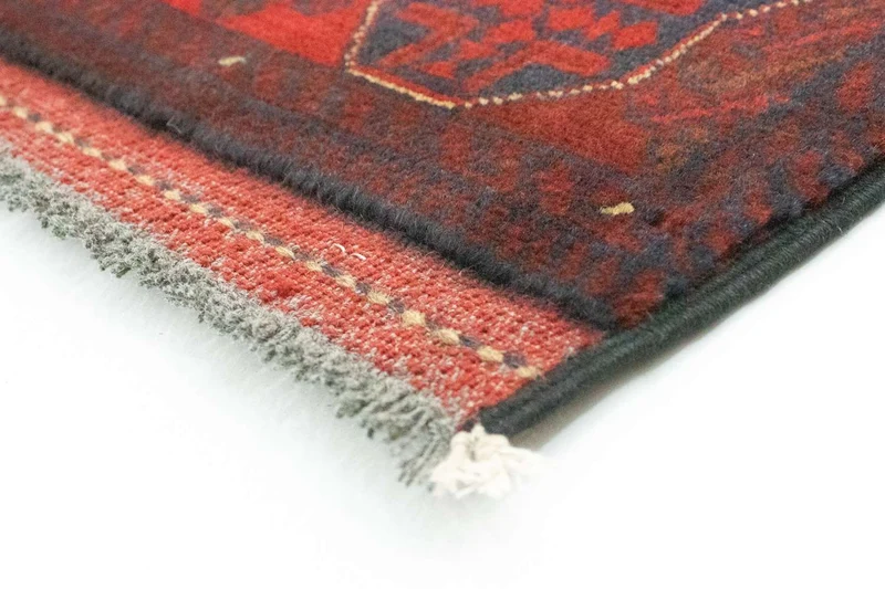 Afghan Teppich - Kunduz 77 x 289 cm - rot