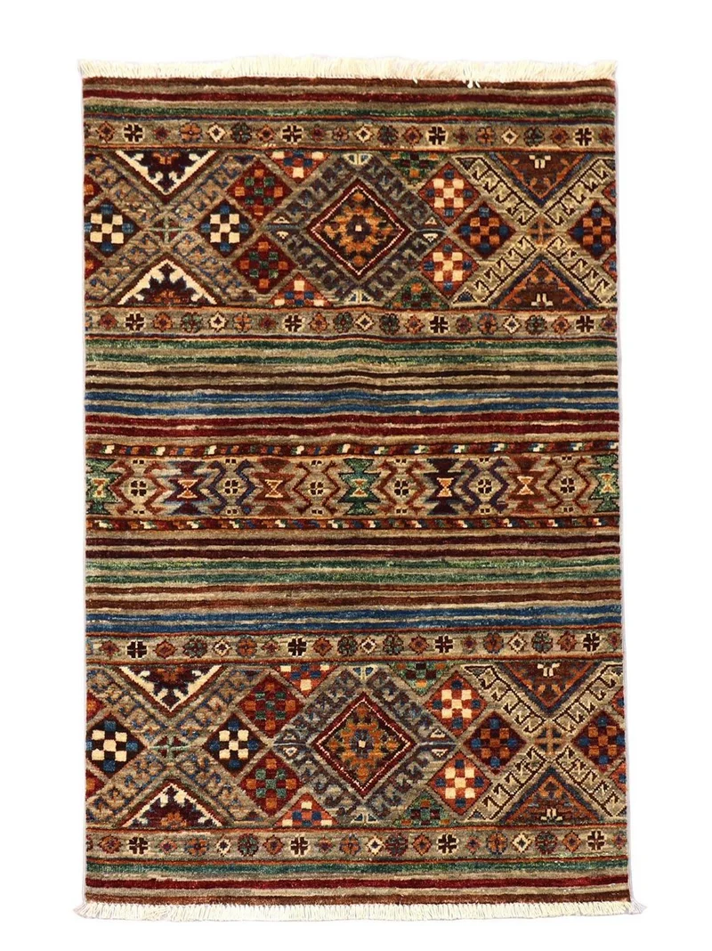 Ziegler Teppich 82 x 126 cm - dunkelrot