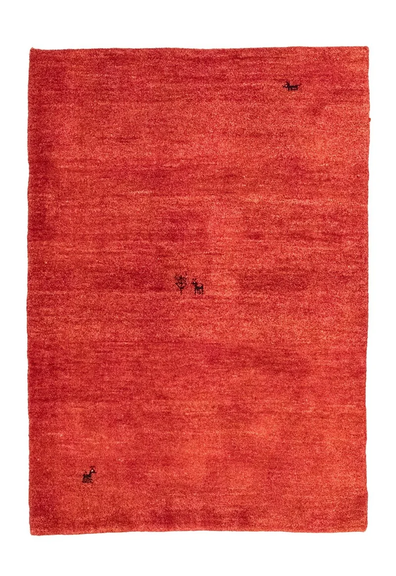 Gabbeh Teppich - Perser 102 x 146 cm - rot