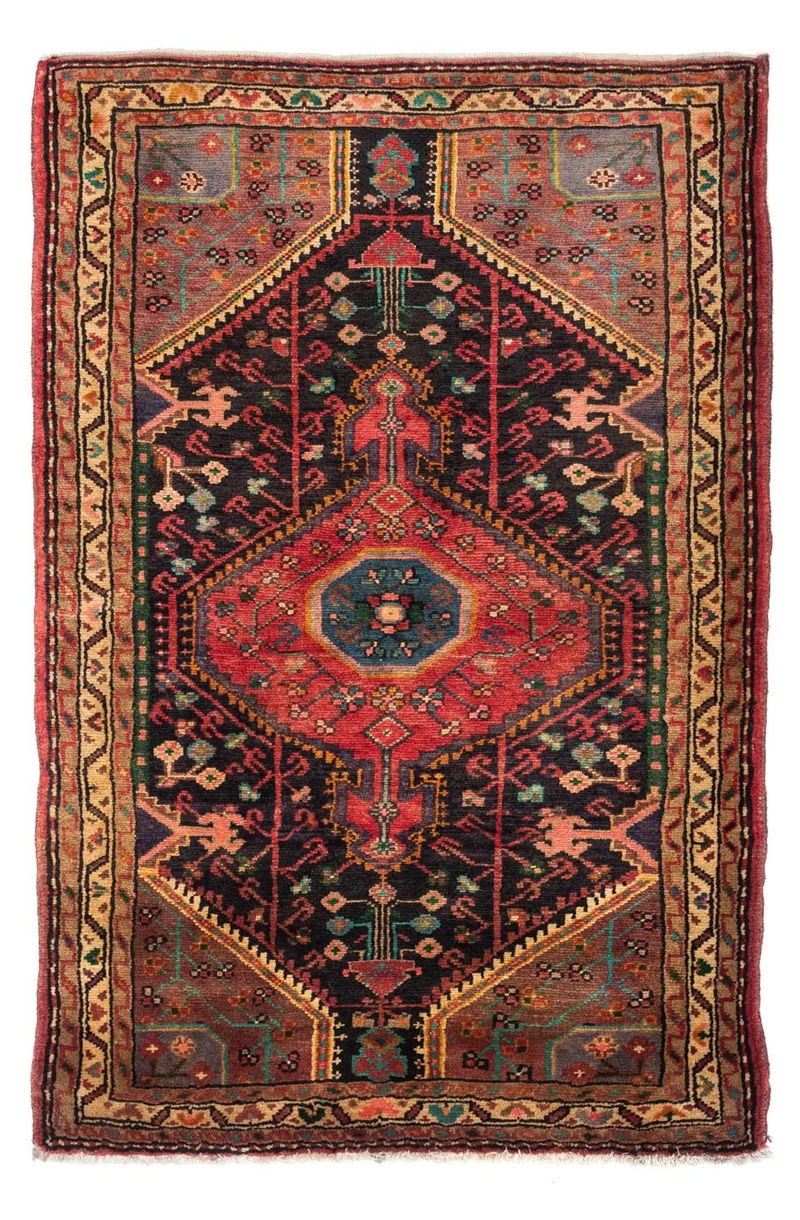 Perserteppich - Nomadic 90 x 147 cm - rot