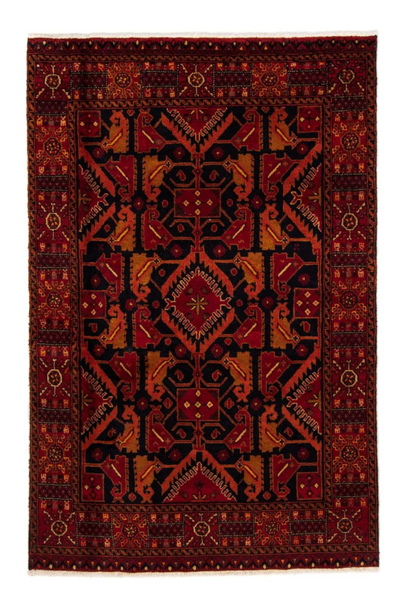 Belutsch Teppich 130 x 203 cm - rot