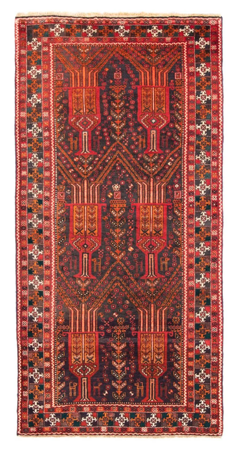 Belutsch Teppich 111 x 239 cm - rost