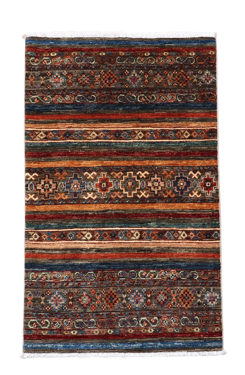 Ziegler Teppich 81 x 126 cm - mehrfarbig