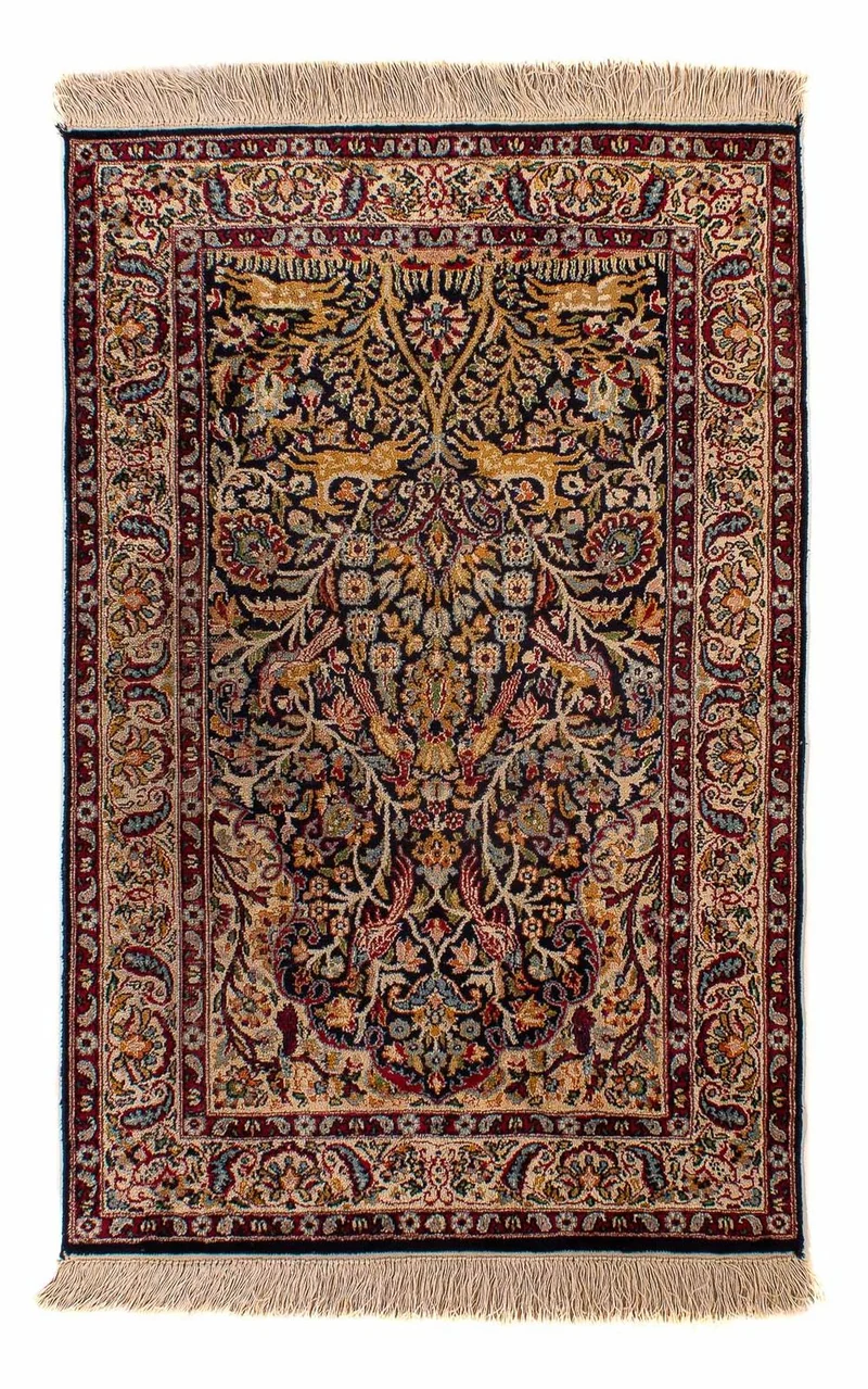 Orientteppich - Indus 81 x 123 cm - dunkelblau
