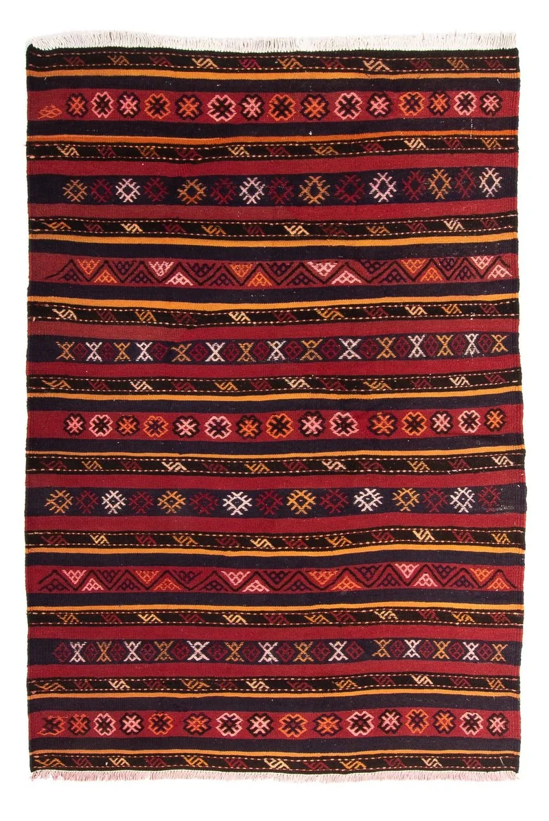 Kelim Teppich - Old 140 x 210 cm - mehrfarbig