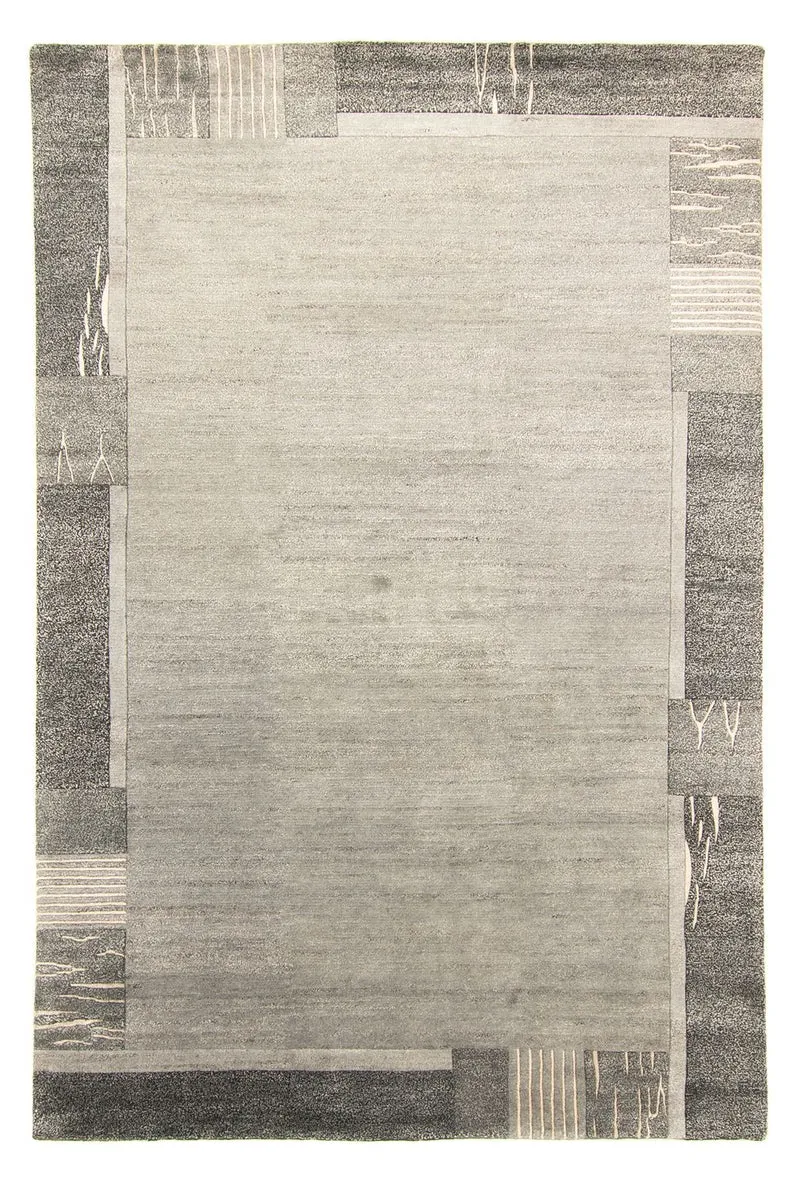 Nepal Teppich 200 x 300 cm - grau