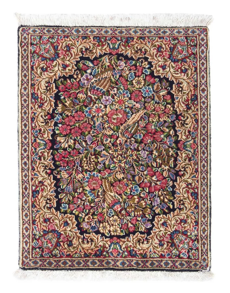 Perserteppich - Royal 53 x 70 cm - blau