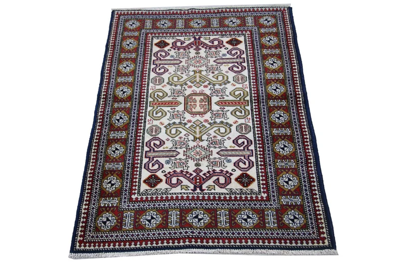 Ziegler Teppich - Kazak 85 x 127 cm - blau
