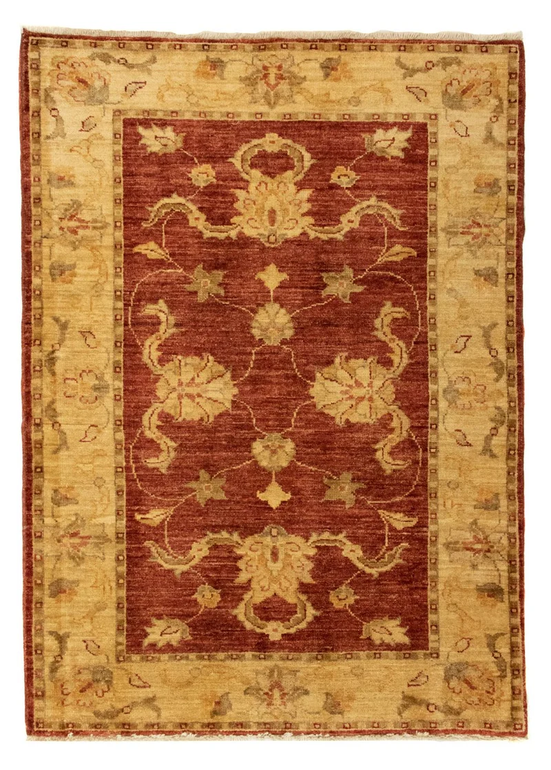 Ziegler Teppich 80 x 115 cm - rot