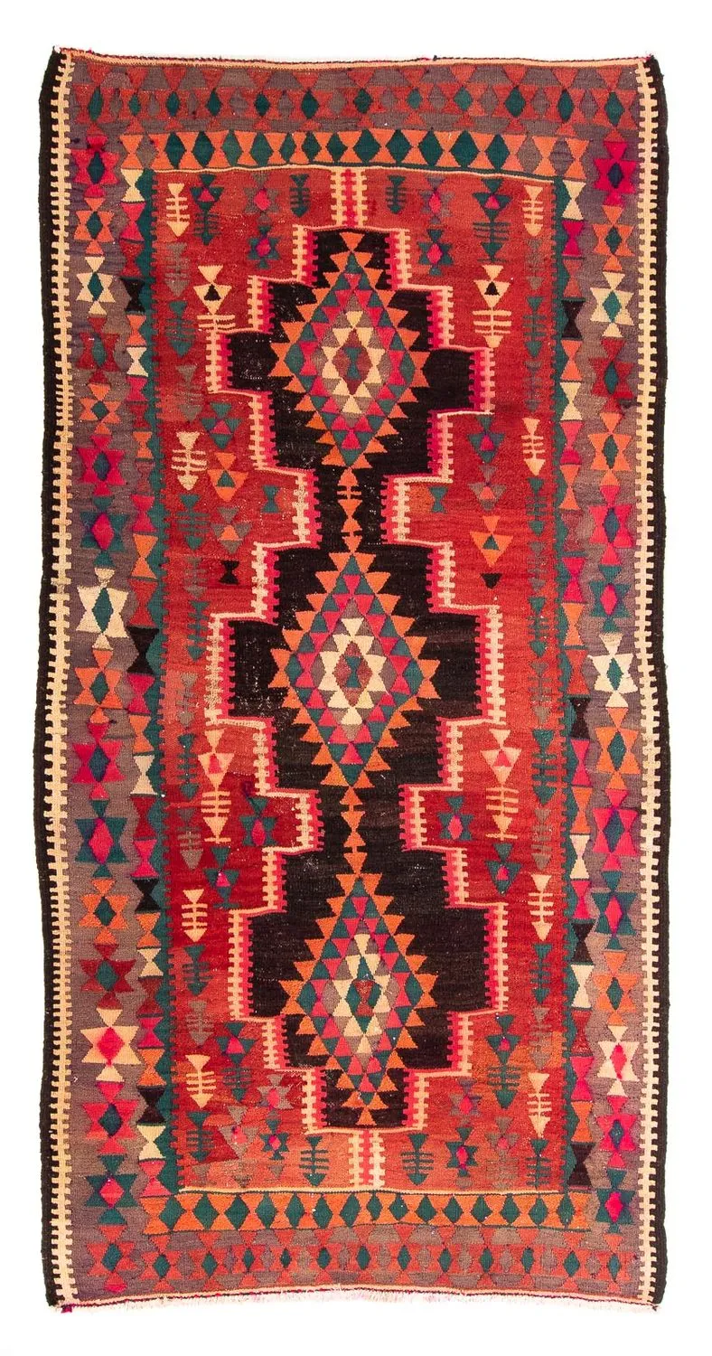 Kelim Teppich - Old 150 x 290 cm - mehrfarbig