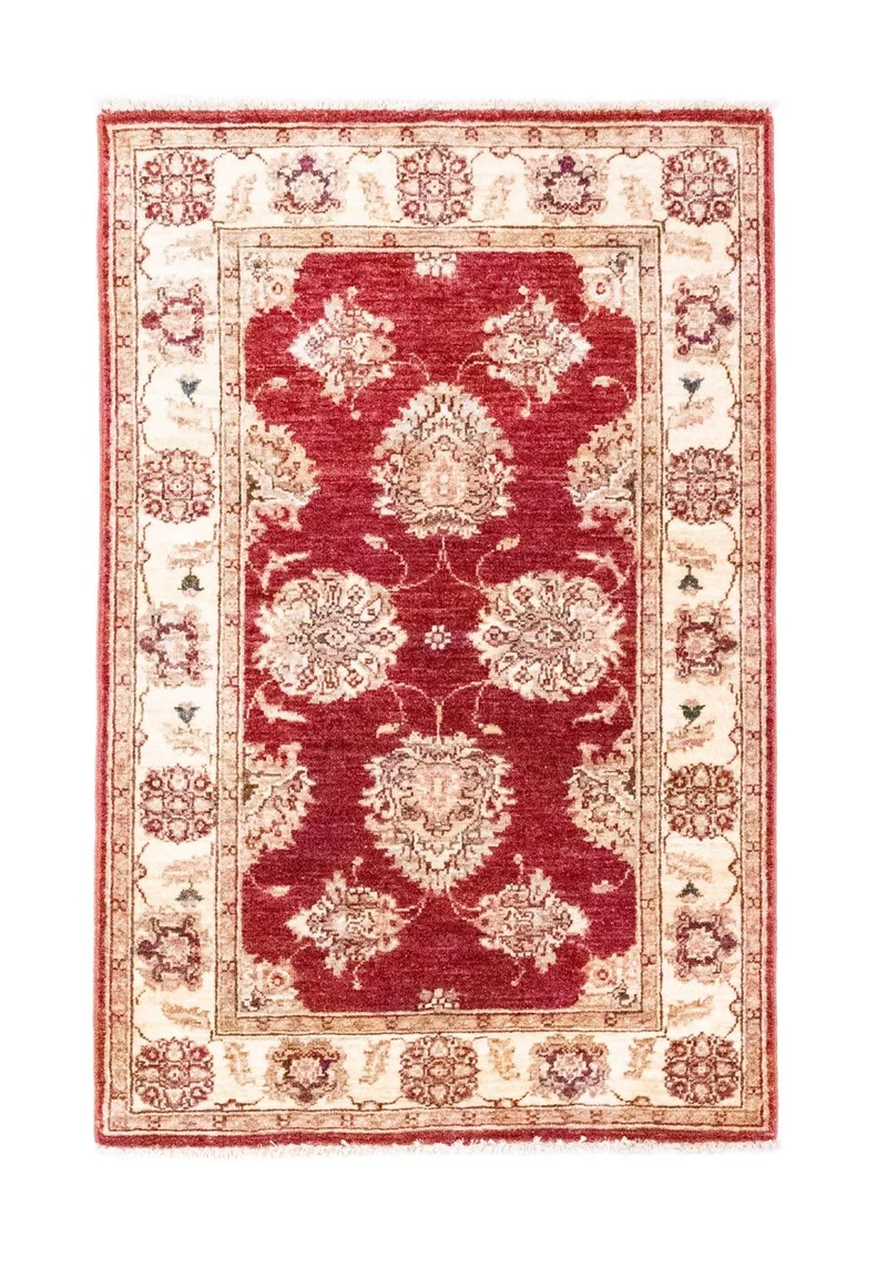 Ziegler Teppich 80 x 123 cm - rot