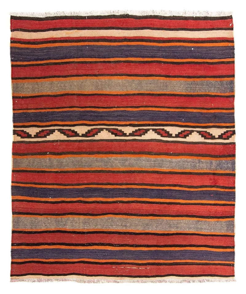 Kelim Teppich - Old 160 x 180 cm - mehrfarbig