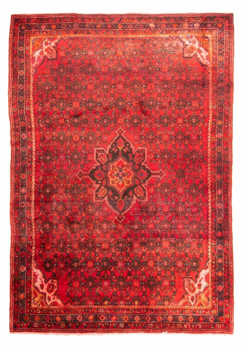 Orientteppich 214 x 302 cm - dunkelrot