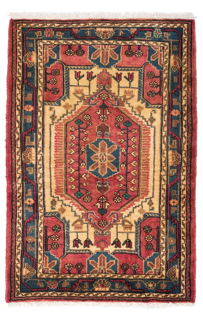 Perserteppich - Nomadic 92 x 138 cm - rot