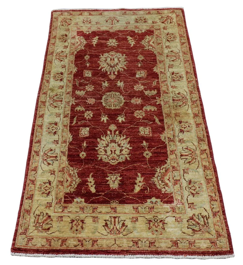 Ziegler Teppich 85 x 150 cm - rot