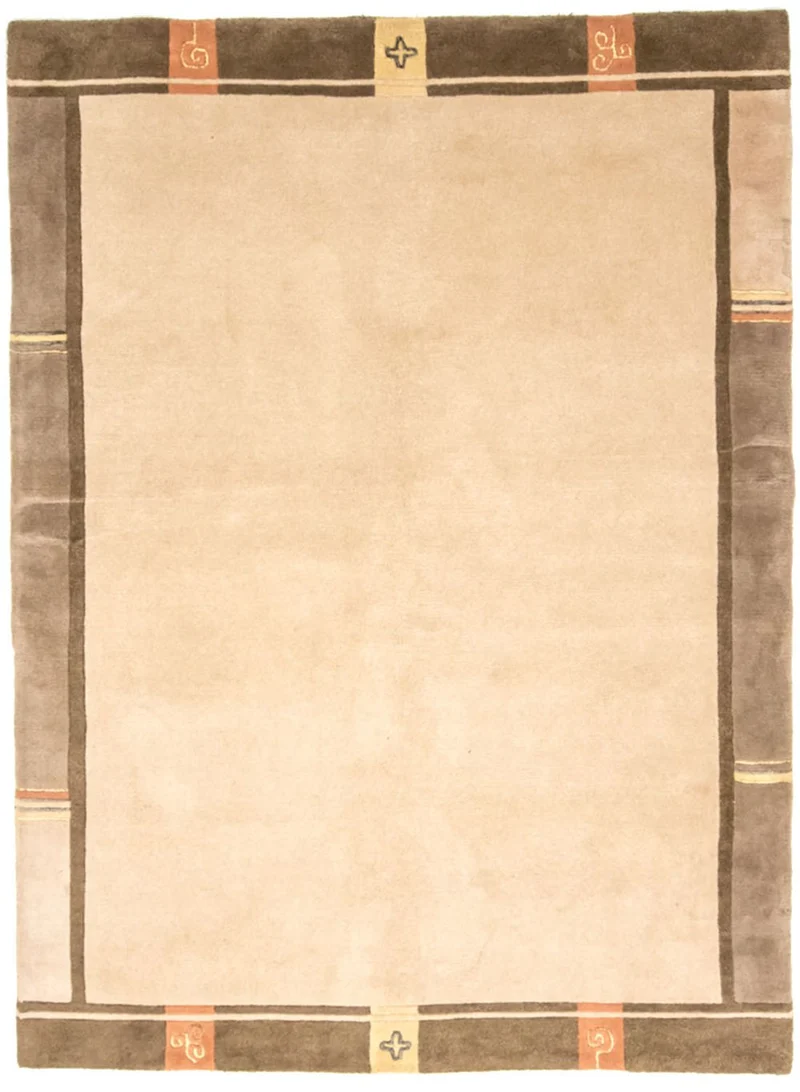 Nepal Teppich 175 x 242 cm Wohnzimmer Teppich