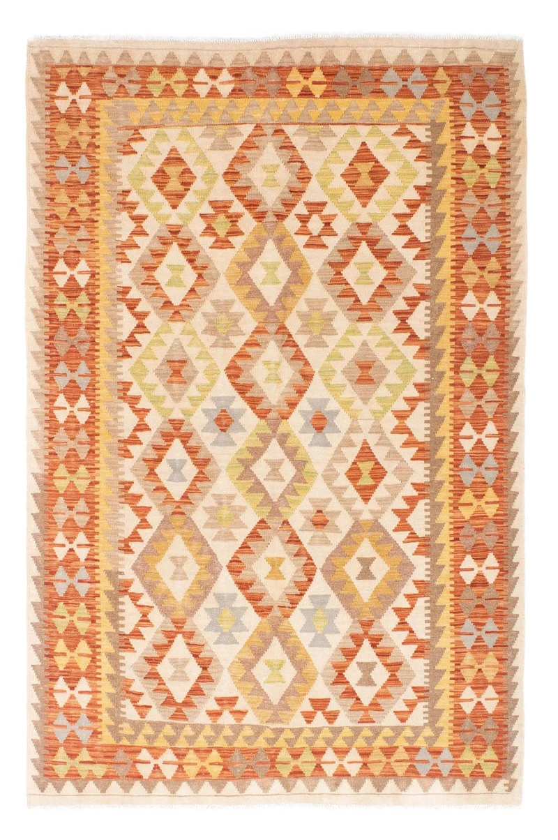 Kelim Teppich - Oriental 144 x 218 cm - beige