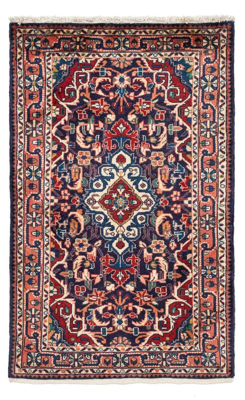 Perserteppich - Nomadic 80 x 131 cm - dunkelblau
