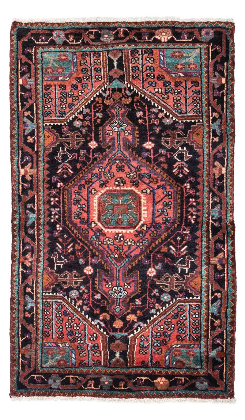 Perserteppich - Nomadic 89 x 142 cm - dunkelblau