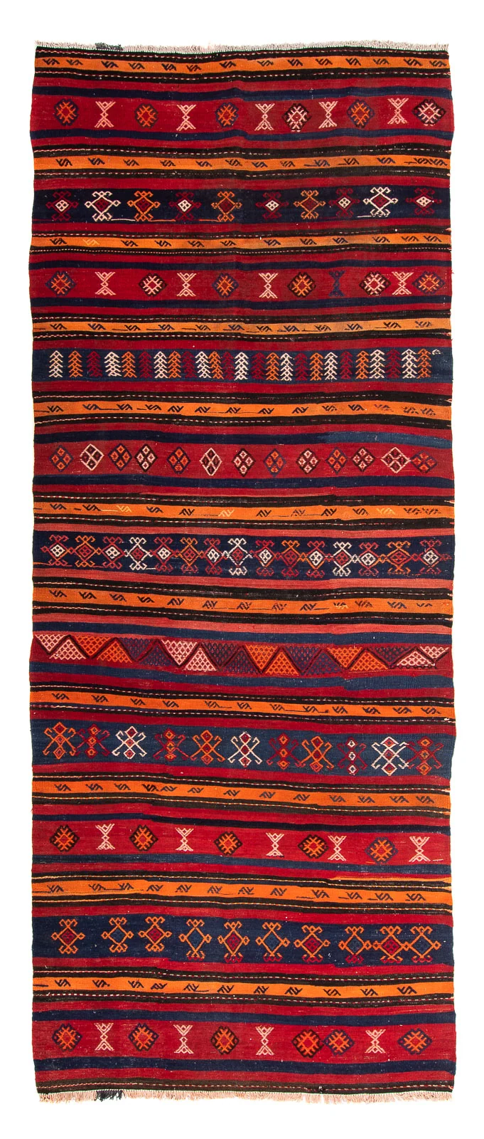 Kelim Teppich - Old 130 x 325 cm - mehrfarbig