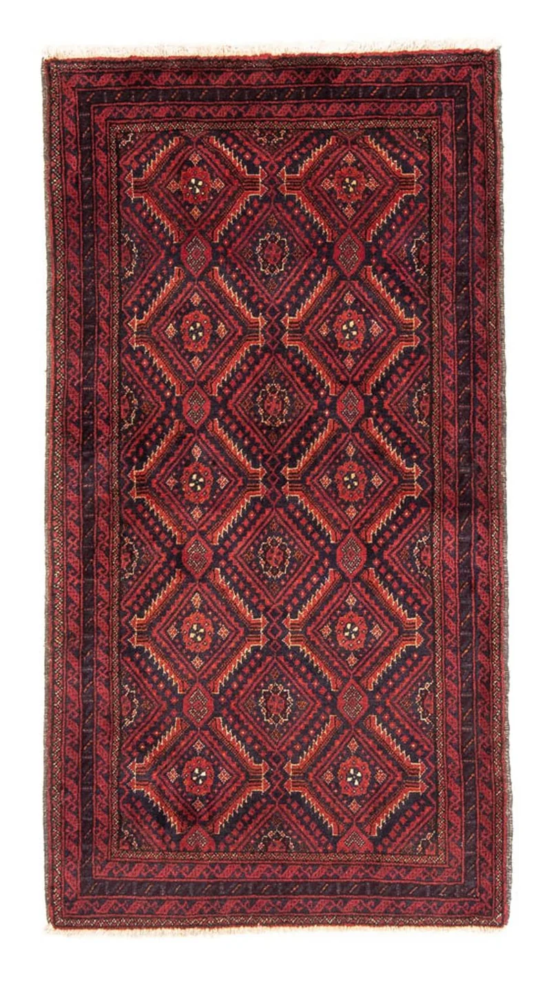 Belutsch Teppich 87 x 167 cm - rot