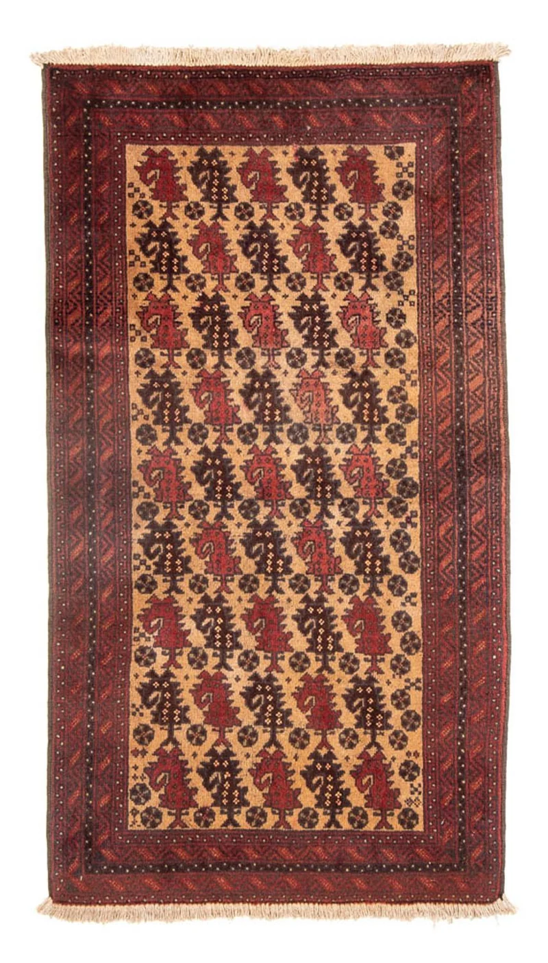 Belutsch Teppich 83 x 150 cm - beige