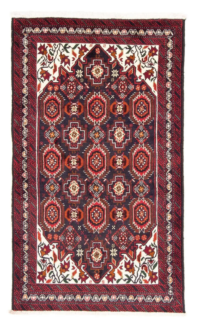 Belutsch Teppich 110 x 196 cm - dunkelblau