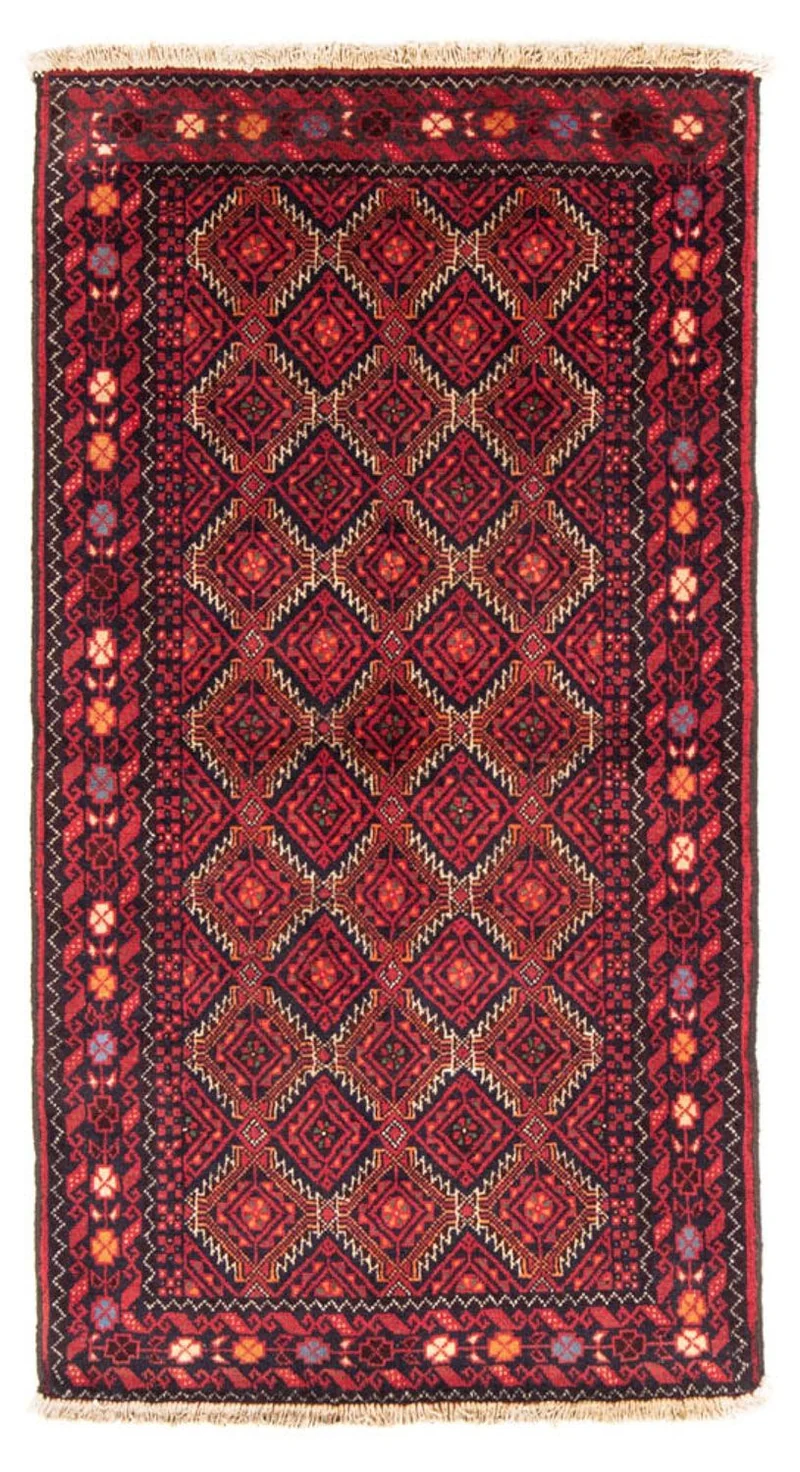 Belutsch Teppich 95 x 175 cm - rot