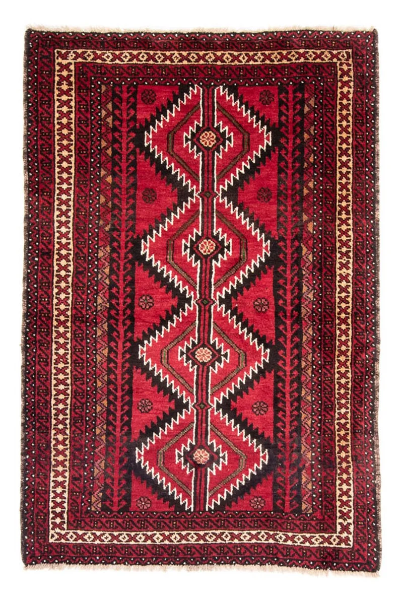 Belutsch Teppich 124 x 190 cm - mehrfarbig