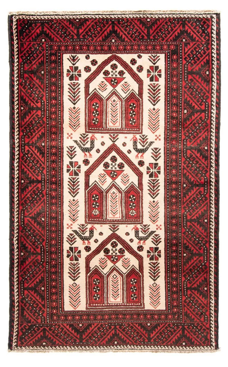Belutsch Teppich 115 x 199 cm - rot
