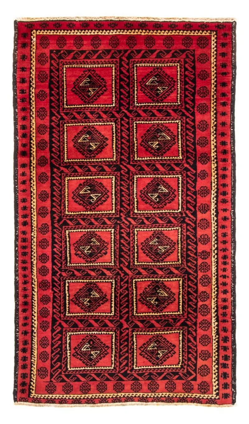 Belutsch Teppich 110 x 198 cm - rot