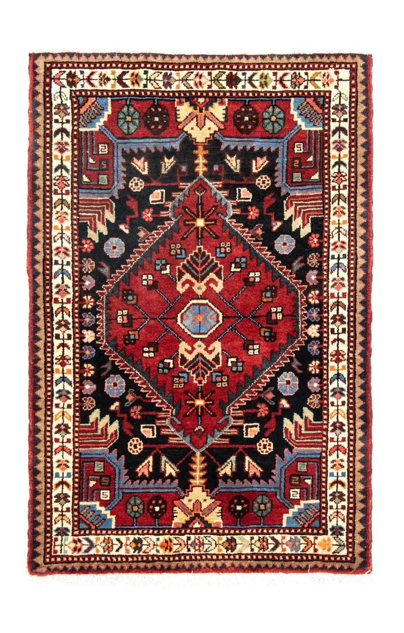 Perserteppich - Nomadic 75 x 125 cm - blau