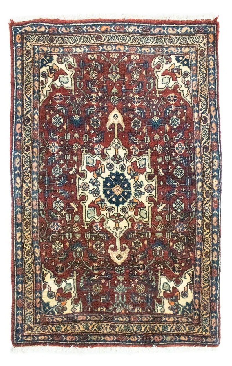 Perserteppich - Bidjar 68 x 101 cm - rot