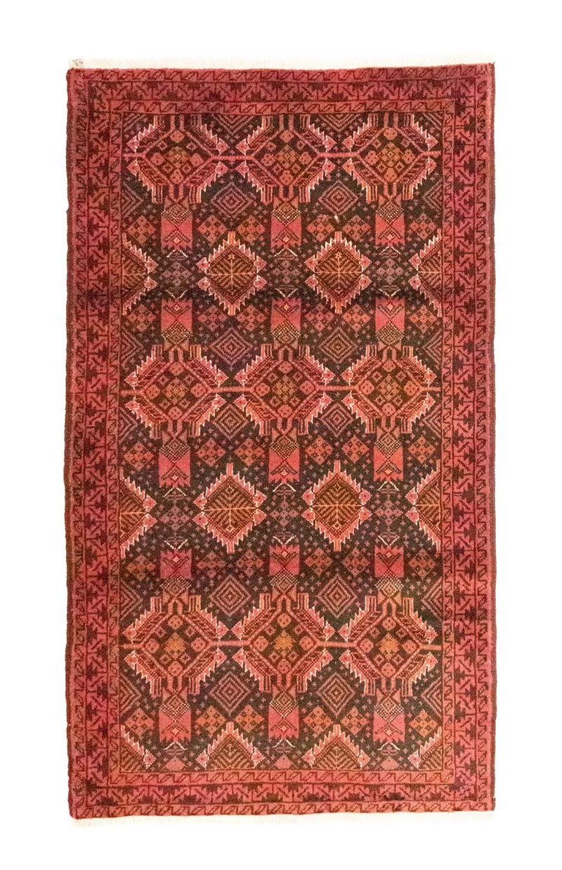 Belutsch Teppich 110 x 195 cm - rot