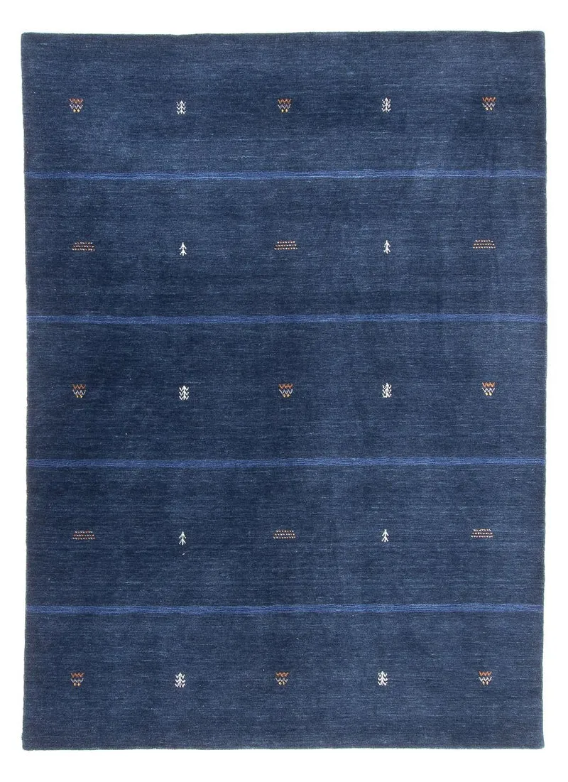 Gabbeh Teppich - Loribaft Softy - 174 x 240 cm - dunkelblau